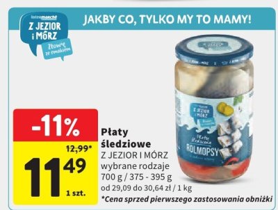 Płaty śledziowe opiekane Rybhand promocja w Intermarche