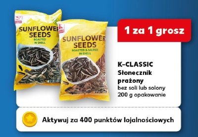 Słonecznik prażony promocja w Kaufland