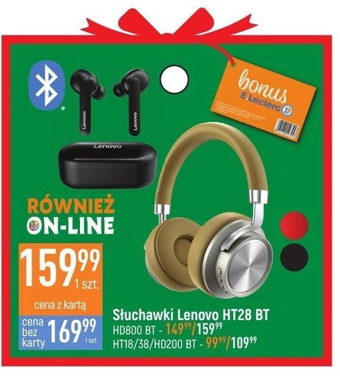 S艂uchawki hd800 czerwony Lenovo promocja