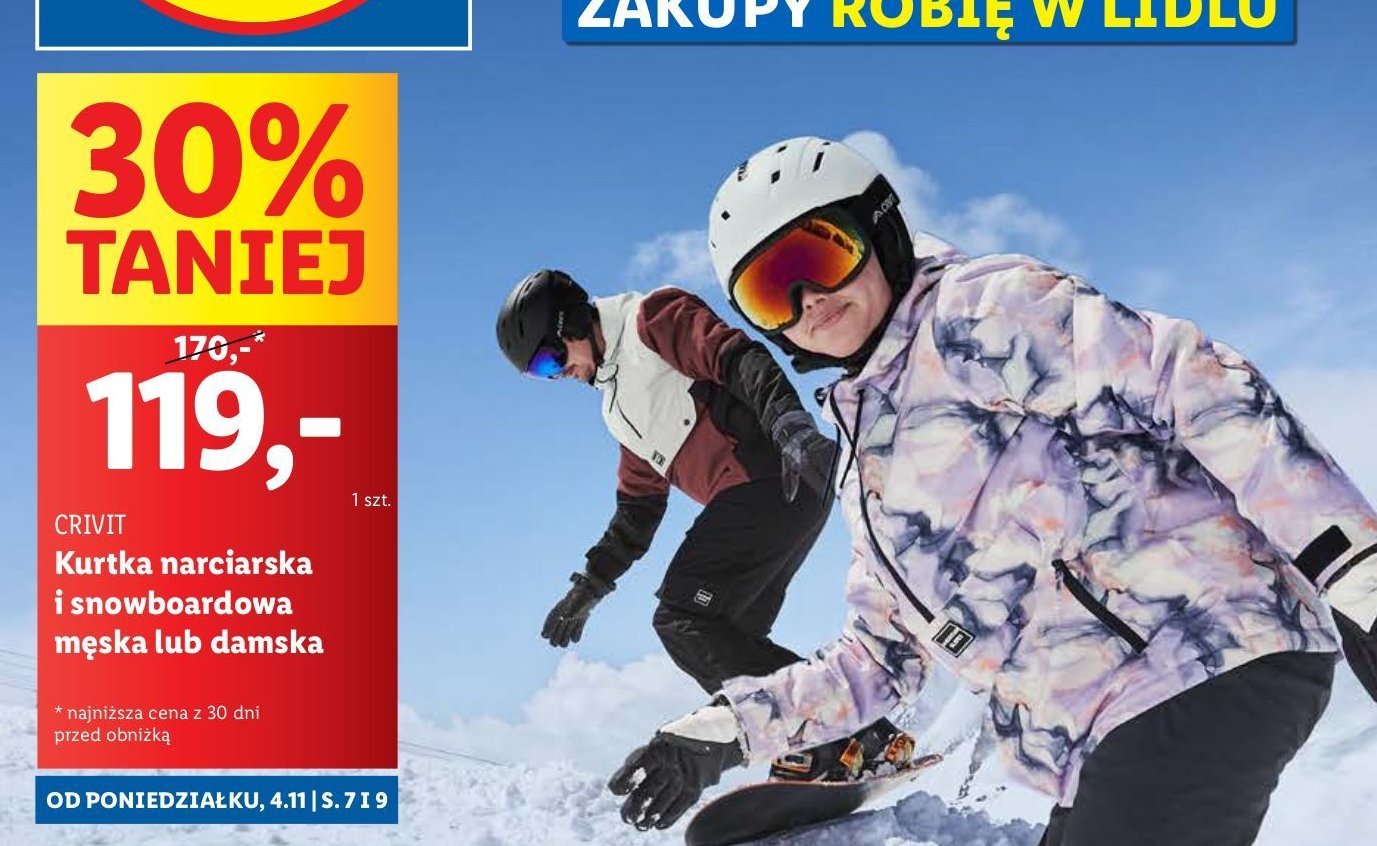 Kurtka narciarska damska Crivit promocja