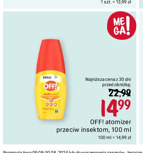 Płyn przeciw komarom z atomizerem promocja