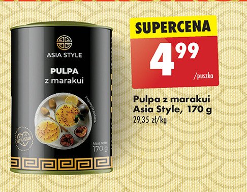 Pulpa z marakui Asia style promocja