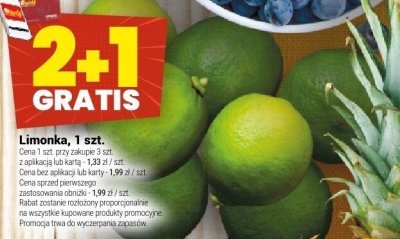 Limonka, 1 szt. promocja w Twój Market