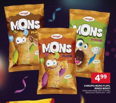 Chrupki MONS Rings Mogyi promocja w Stokrotka