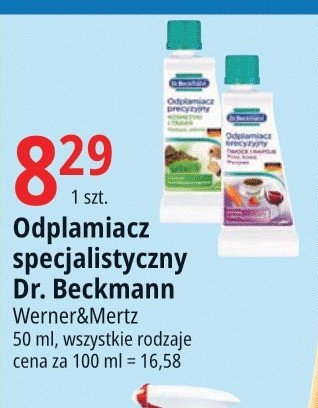 Odplamiacz kawa czerwone wino owoce Dr. beckmann promocja