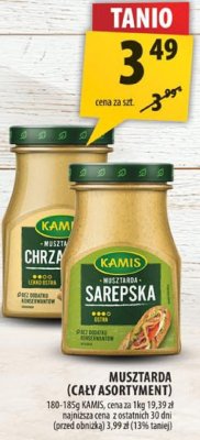 Musztarda (cały asortyment) promocja w Arhelan