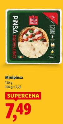 Minipinsa 130 g promocja w Lidl
