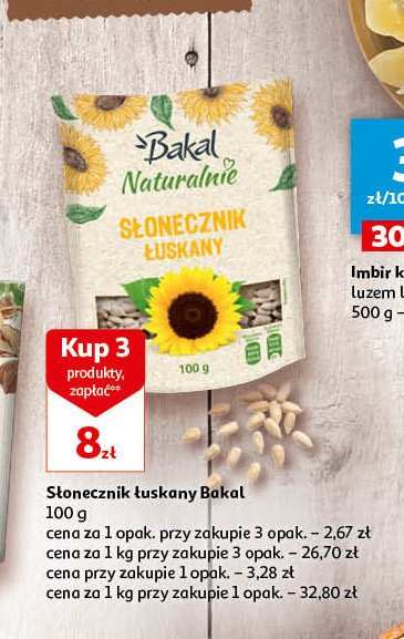 Słonecznik łuskany Bakal promocja w Twój Market