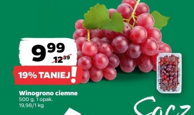 Winogrono ciemne 500 g promocja w Netto
