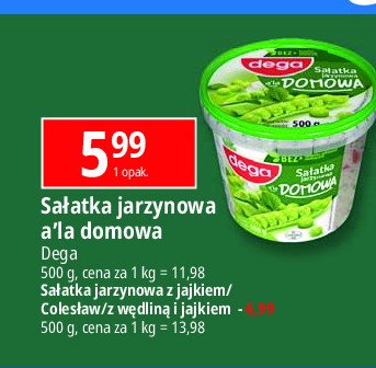 Sałatka colesław Dega promocja