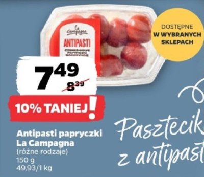 Antipasti papryczki La Campagna (różne rodzaje) promocja w Netto