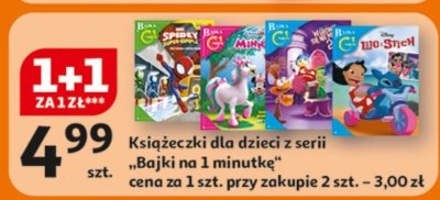 Książeczki dla dzieci promocja w Auchan
