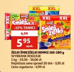 Żelki owocowe Nimm2 śmiejżelki sokki kwaśne promocja