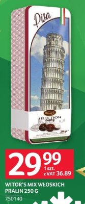 Witor's Mix włoskich pralin 250 g promocja w Selgros