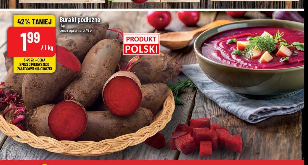 Buraki podłużne promocja