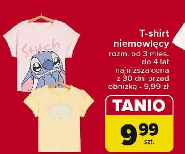 T-shirt niemowlęcy lilo i stitch promocja