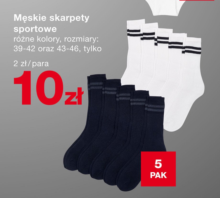 Skarpety męskie sportowe promocja