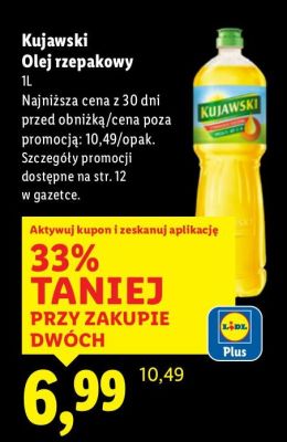 Olej rzepakowy promocja w Lidl