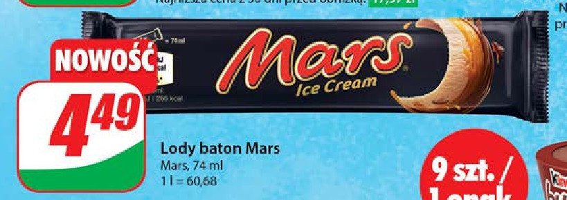 Baton Mars ice cream promocja