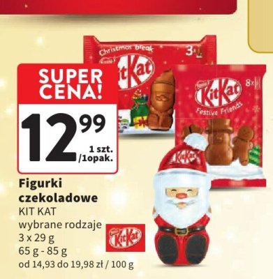 Figurki czekoladowe KIT KAT wybrane rodzaje promocja w Intermarche