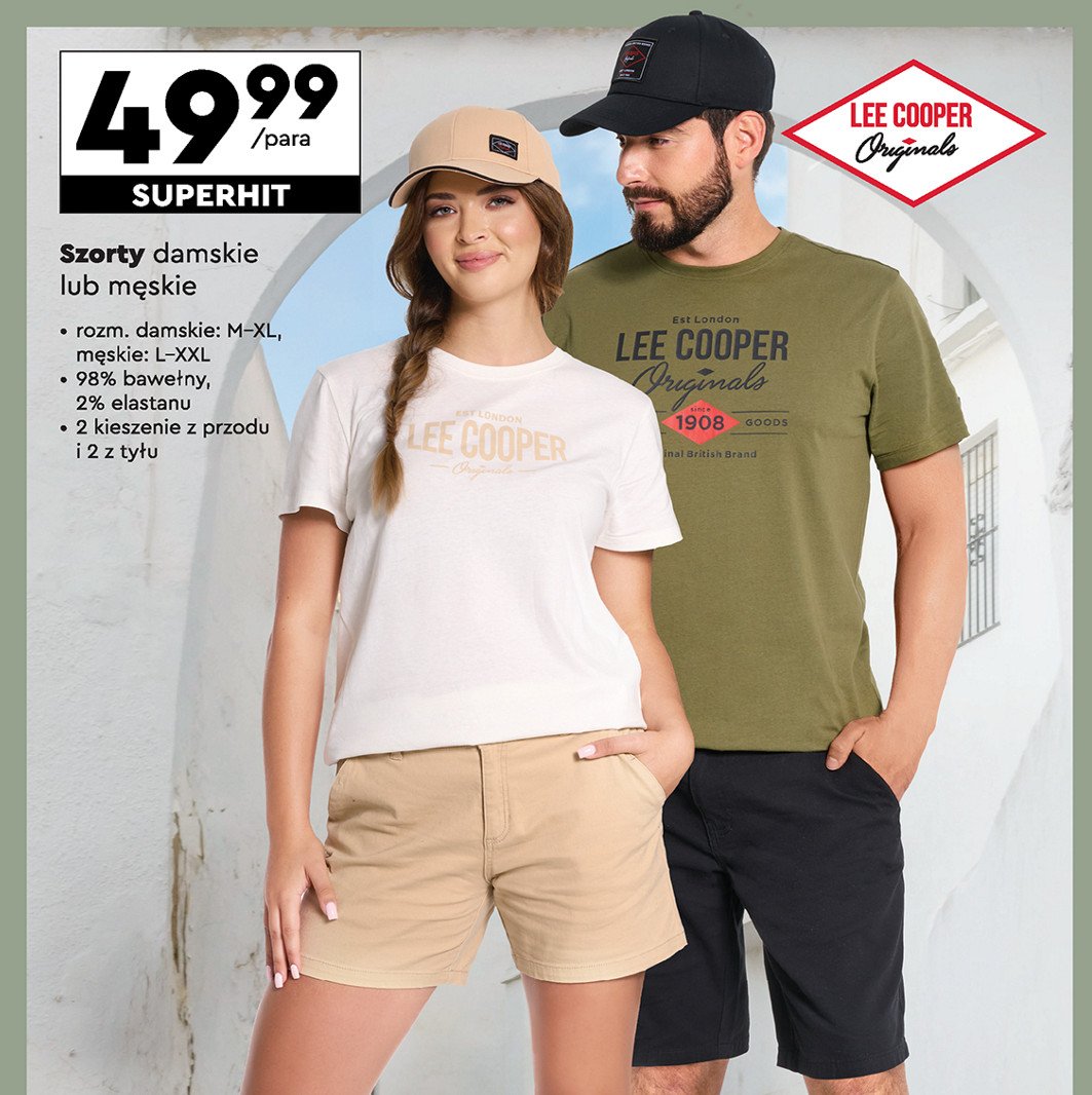 Szorty męskie Lee cooper promocja