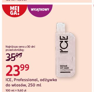 Odżywka do włosów Ice professional repair my hair promocja w Rossmann