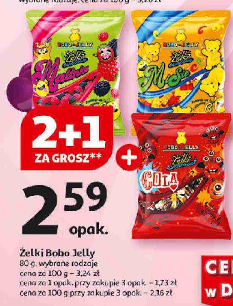 Żelki malinka Bobo-jelly promocja