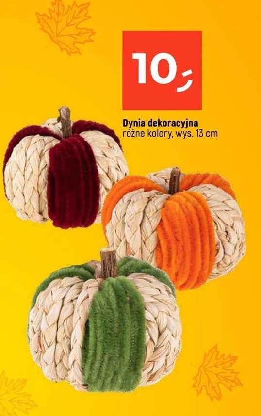 Dynia dekoracyjna 13 cm promocja