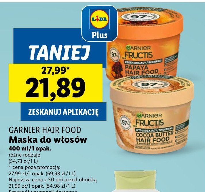 Maska do włosów papaya Fructis promocja