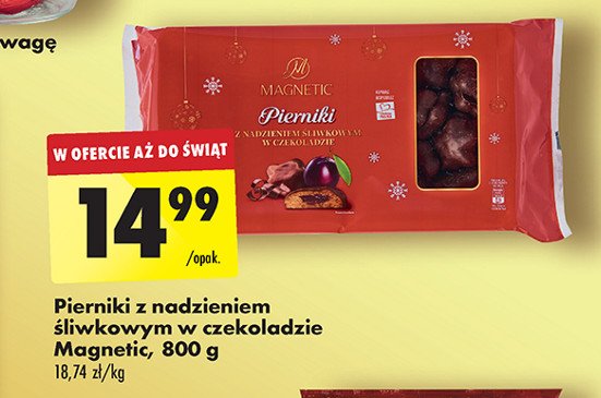 Pierniki z nadzieniem śliwkowym Magnetic promocja