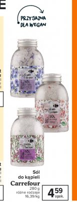 Sól do kąpieli conditioner petals Carrefour bath sense promocja