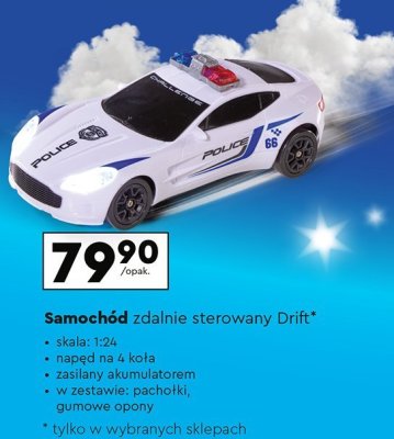 Samochód zdalnie sterowany Drift promocja w Biedronka