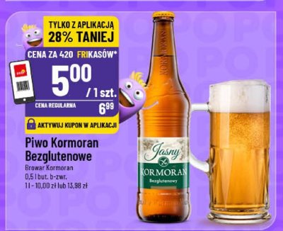 Piwo Kormoran Bezglutenowe  promocja w POLOmarket