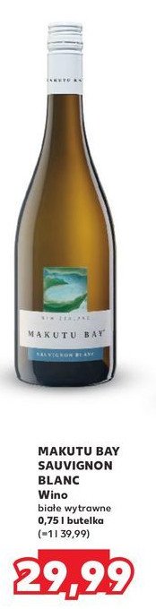 Wino MAKUTU BAY SAUVIGNON BLANC promocja w Kaufland