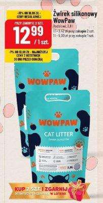 Żwirek silikonowy WowPaw promocja w POLOmarket