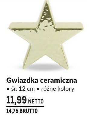 Gwiazdka ceramiczna promocja w Makro