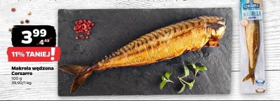 Makrela wędzona Corsarro promocja w Netto