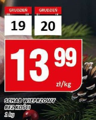 Schab wieprzowy bez kości w plastrach promocja w Chorten