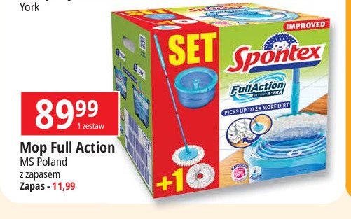 Mop i wiadro full action system Spontex promocja