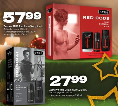 Zestaw STR8 Red Code 3 el., 1 kpl. promocja w Twój Market