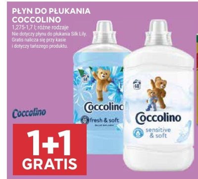 Płyn do płukania Coccolino promocja w Stokrotka