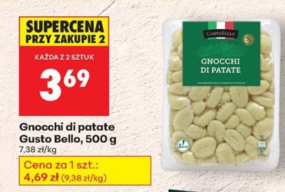 Gnocchi di patate Gusto Bello promocja w Biedronka