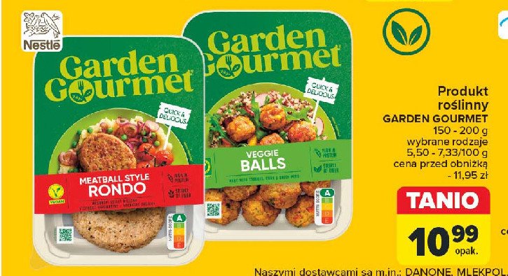 Klopsiki warzywne Garden gourmet promocja w Carrefour Market