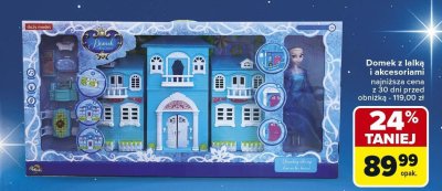 Domek z lalką i akcesoriami promocja w Carrefour