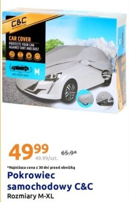 Pokrowiec samochodowy  promocja w Action