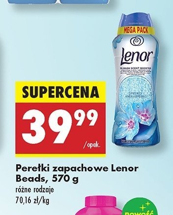 Perełki zapachowe spring Lenor unstoppables promocja