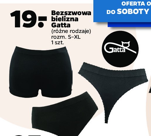 Majtki bezszwowe Gatta promocja