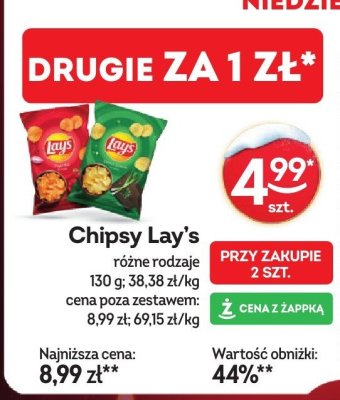 Chipsy Lay's promocja w Żabka