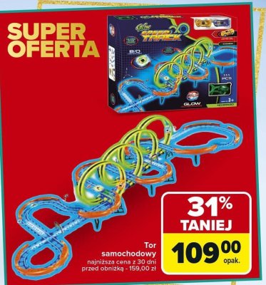 Tor samochodowy Super Track promocja w Carrefour
