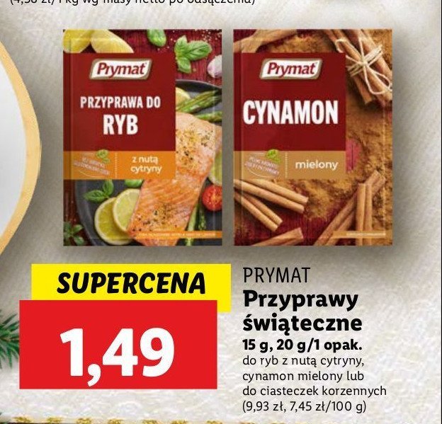 Przyprawa do ryb z nutą cytrynową Prymat promocja